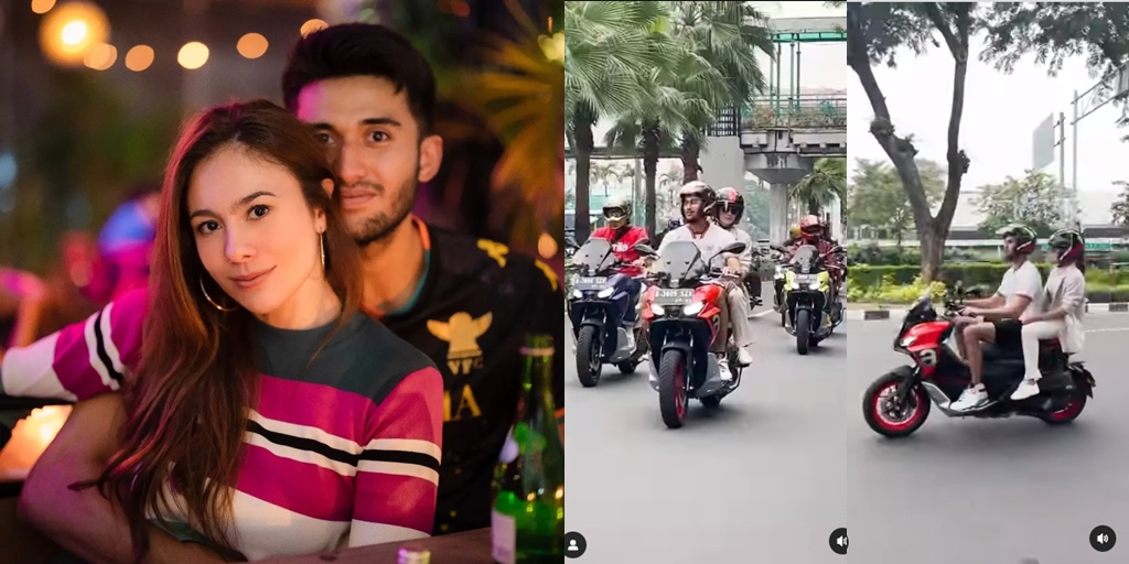 Intimate Portraits of Wulan Guritno and Sabda Ahessa Motorcycle Date, Harmonious and Still Stylish - Making Netizens Jealous