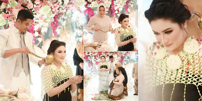 Portrait of Angbeen Rishi's 7-Month Pregnancy Siraman Moment, Adly Fairuz's Wife, Luxurious & Enchanting Beauty!