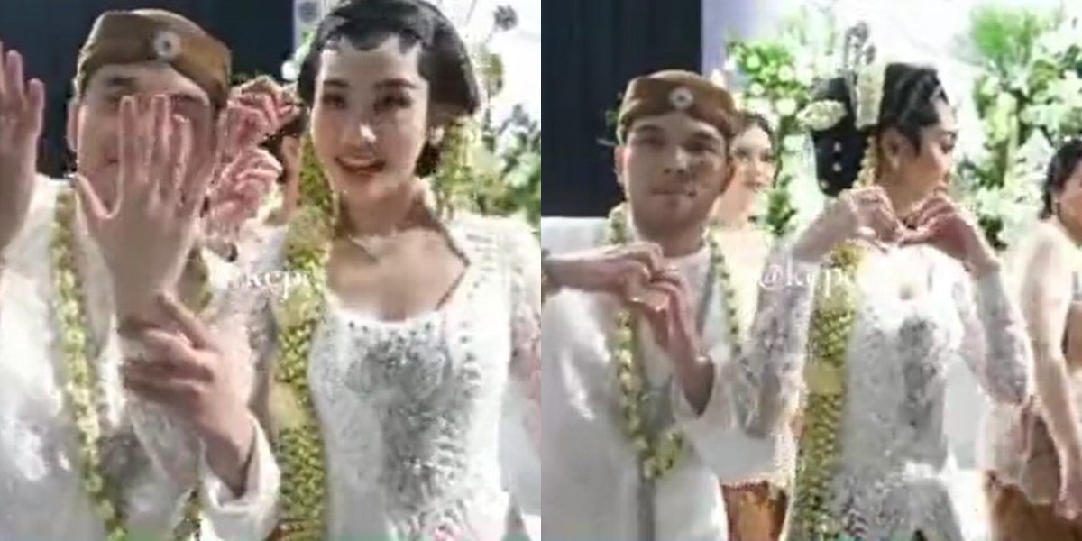 Portrait of the Moment Yuki Kato and Al Ghazali Stealing Flowers from Aaliyah Massaid's Hair, Believing the Myth that Stealing Flowers from the Bride Will Lead You to the Altar Quickly?