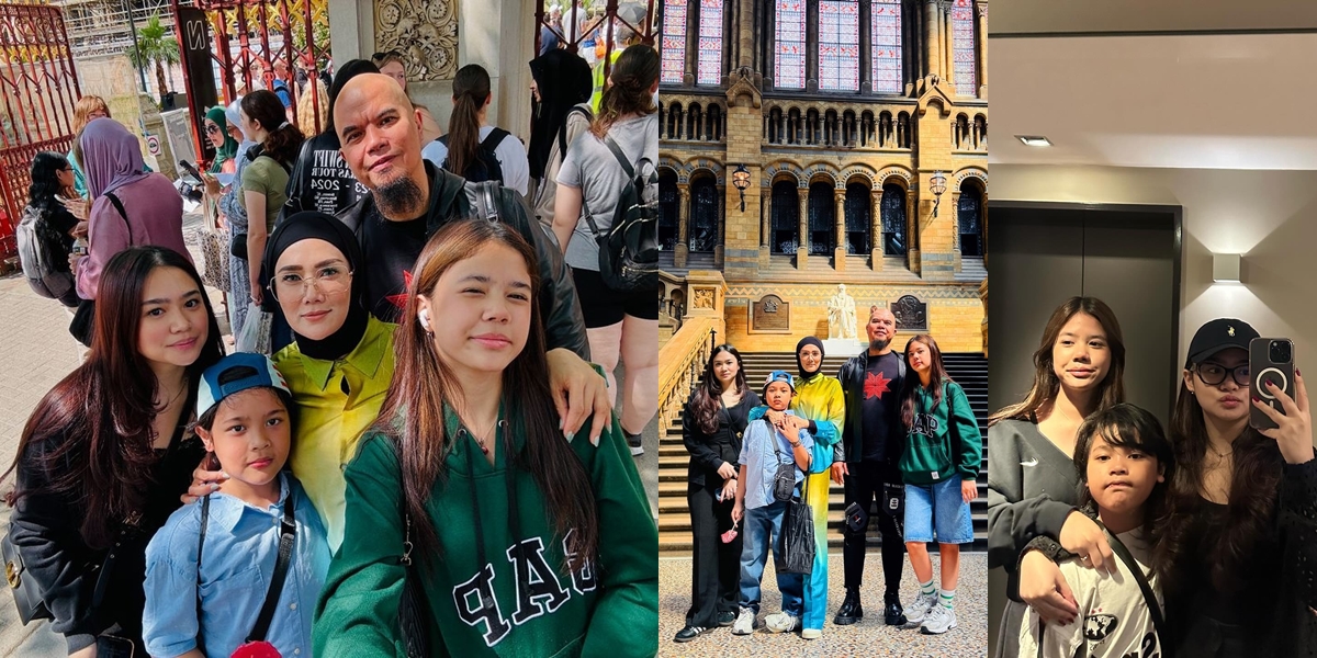 Portrait of Mulan Jameela and Ahmad Dhani Inviting Children on Vacation to Europe, From Paris to London