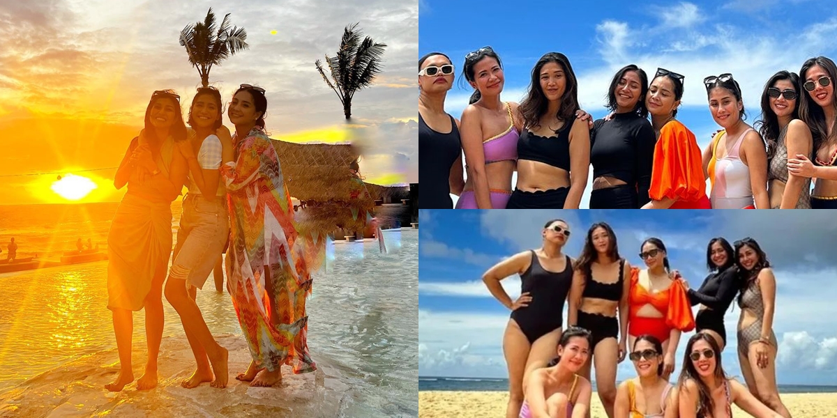 Portrait of Nagita Slavina Wearing Bikini During Beach Vacation Becomes the Spotlight, Criticized by Netizens for Showing Aura