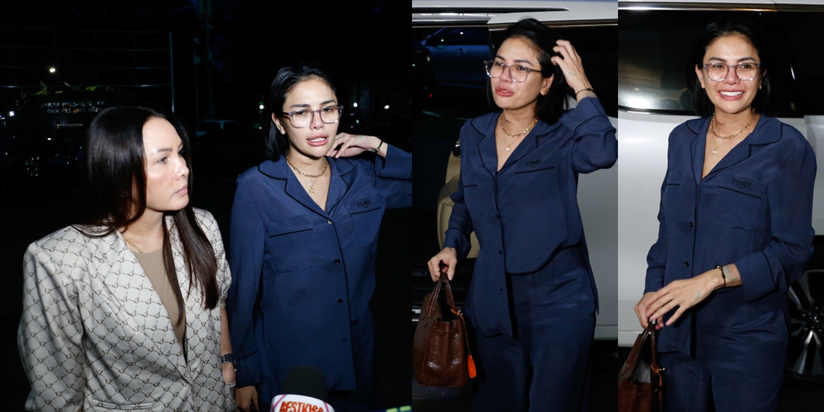 Portrait of Nikita Mirzani Visiting South Jakarta Police Station at Night, This is the Reason