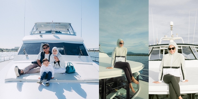 Portrait of Nina Zatulini on a Luxury Yacht Vacation, the Taste of the Rich is Different