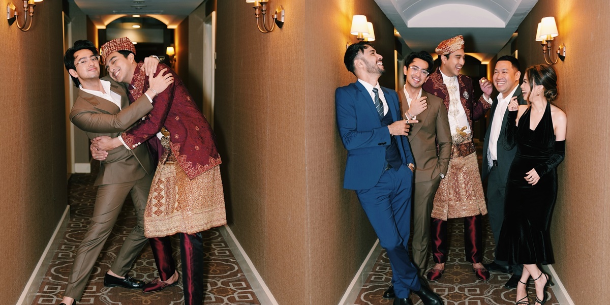 Portrait of Omar Daniel Attending Three Weddings in a Day, from Wearing a Suit to Looking Handsome in Traditional Batik