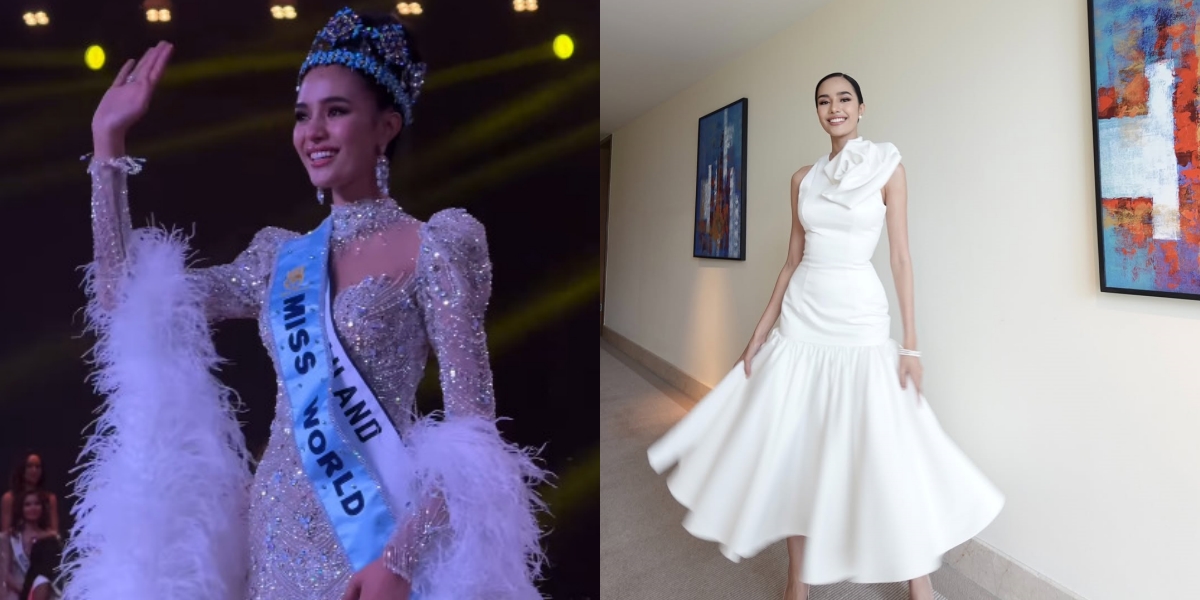 Portrait of Opal Suchata Becomes Miss World 2025 - The First Woman from Thailand to Achieve This Prestigious Title!