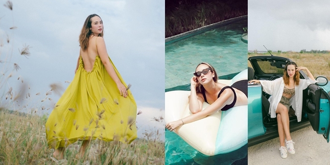 Pamela Bowie's Portraits on Vacation in Bali, Wearing a Backless Dress, Praised as Super Hot!