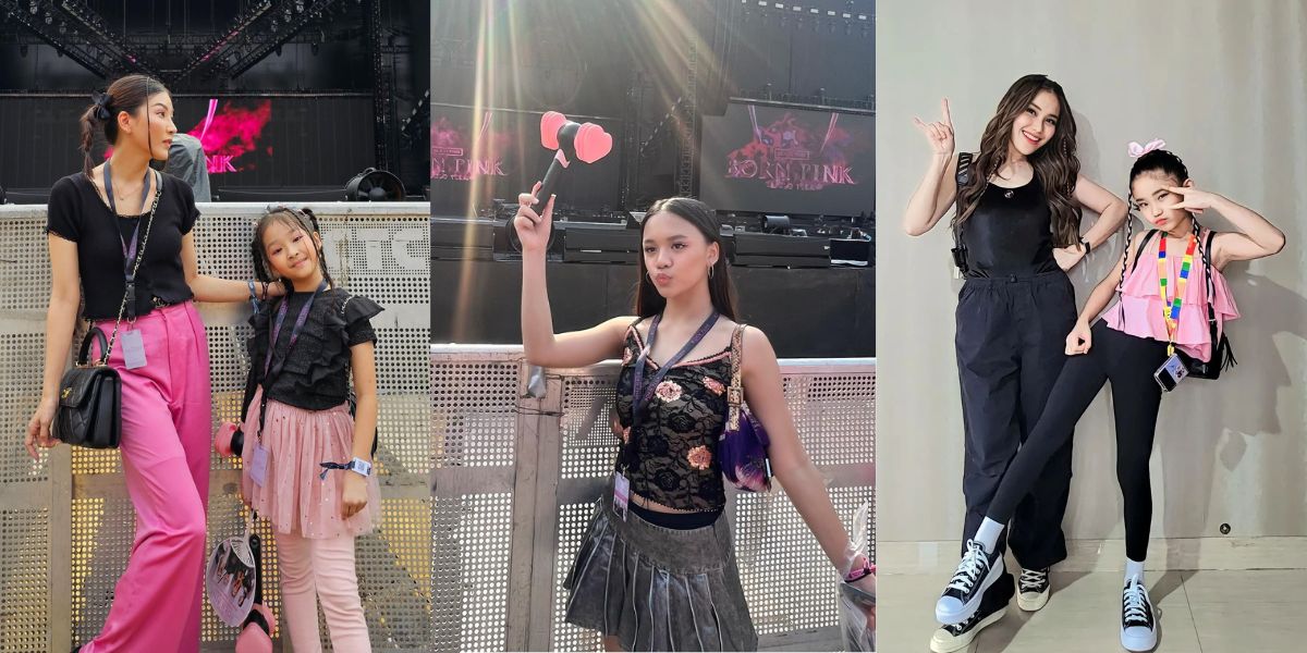 Photos of Celebrity Children Enthusiastically Watching BLACKPINK Concert, Netizens Comment on Safeea Ahmad and Neona's Style - Considered Not Suitable for Their Age