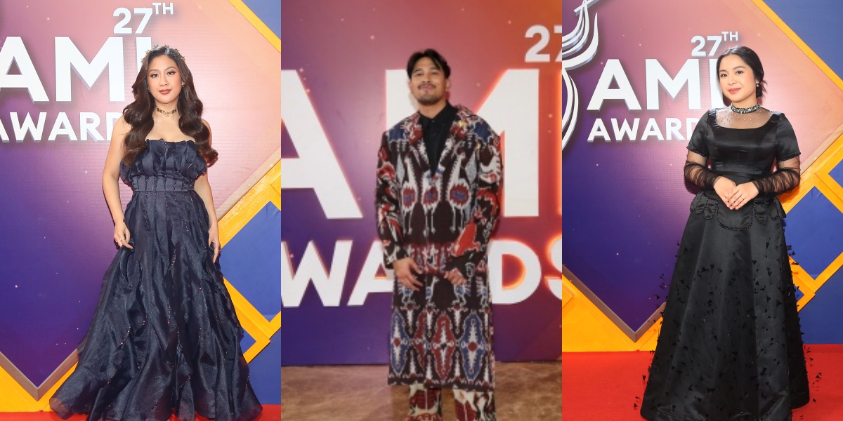 Portraits of Artists at the AMI Awards 2024, Bernadya & Hindia Shine the Brightest