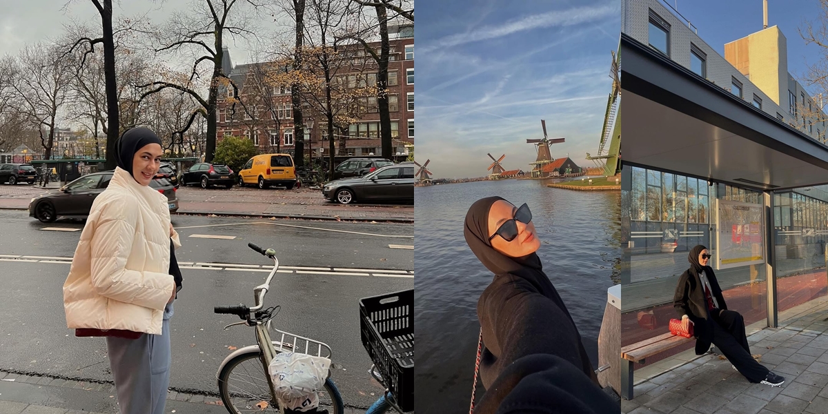 Portrait of Paula Verhoeven Calmly Vacationing in the Netherlands, Happy Amidst Her Divorce Proceedings with Baim Wong