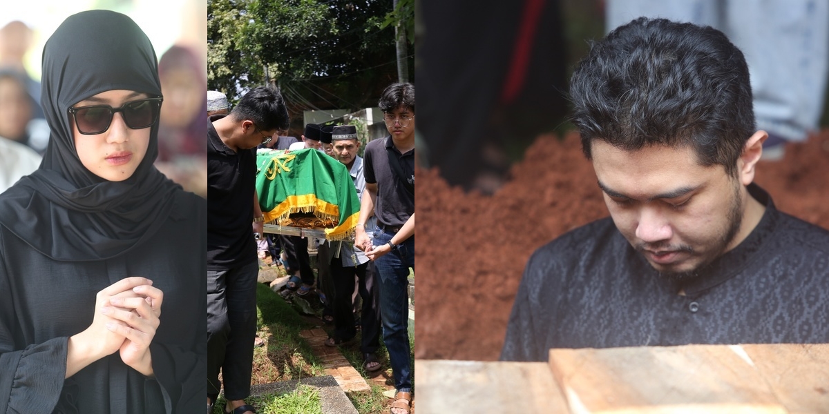 Portraits of Angger Dimas' Mother's Funeral, Accompanied by Family's Sobs - Attended by Tamara Tyasmara