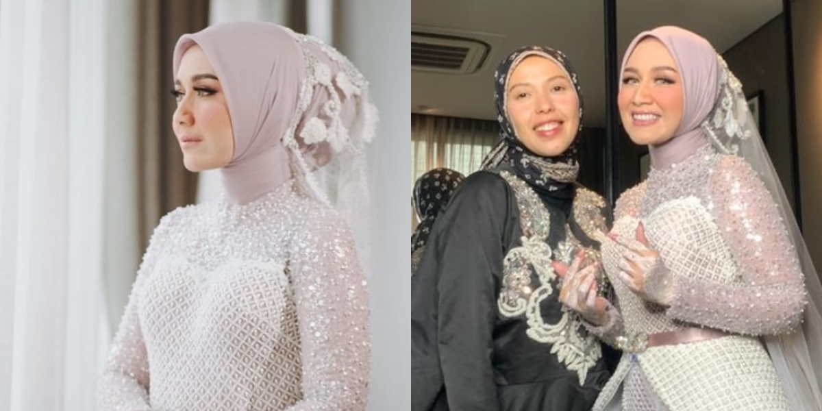 Portrait of Sahrul Gunawan's Wife's Appearance on Wedding Day, Netizens Are Buzzing - Said to Wear Kemben But Wearing a Hijab