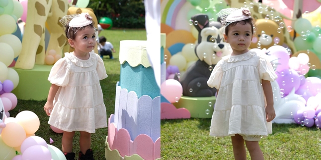 Portrait of Baby Cara Rose's Birthday Celebration, Rianti Cartwright's Daughter, Now 2 Years Old and Even More Adorable