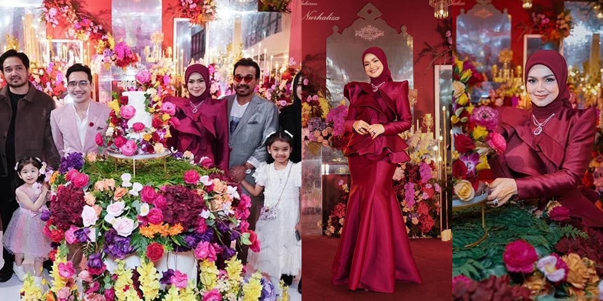 Portrait of Siti Nurhaliza's 46th Birthday Celebration, A Luxurious Party Like a Wedding Reception