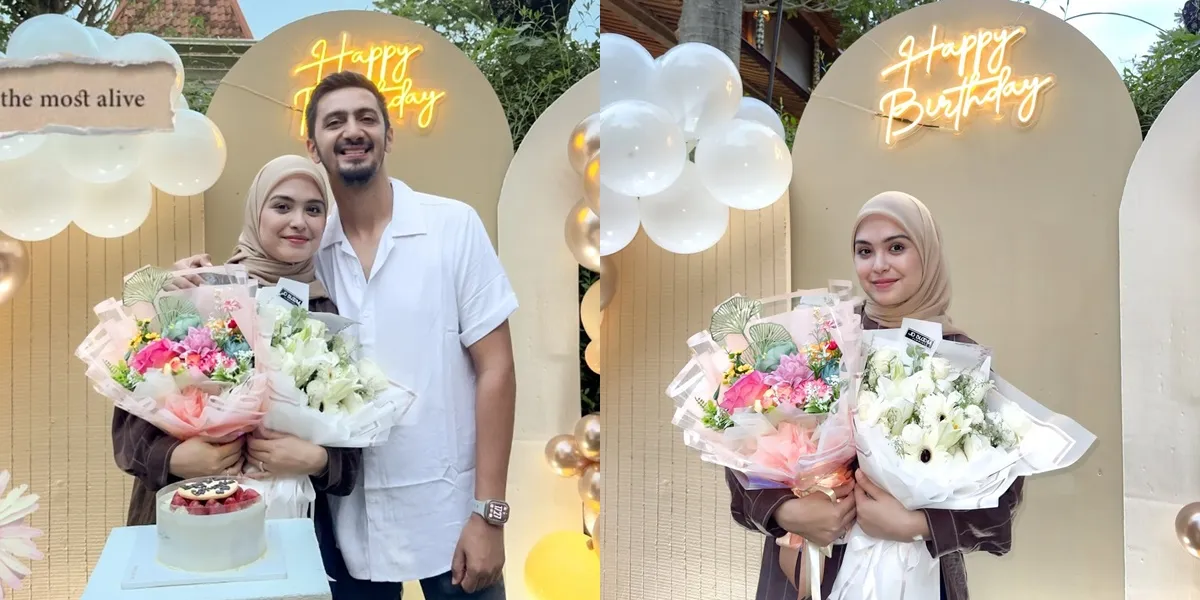 9 Portraits of Vebby Palwinta's Birthday Celebration, Celebrated with Warmth Among Family and Friends