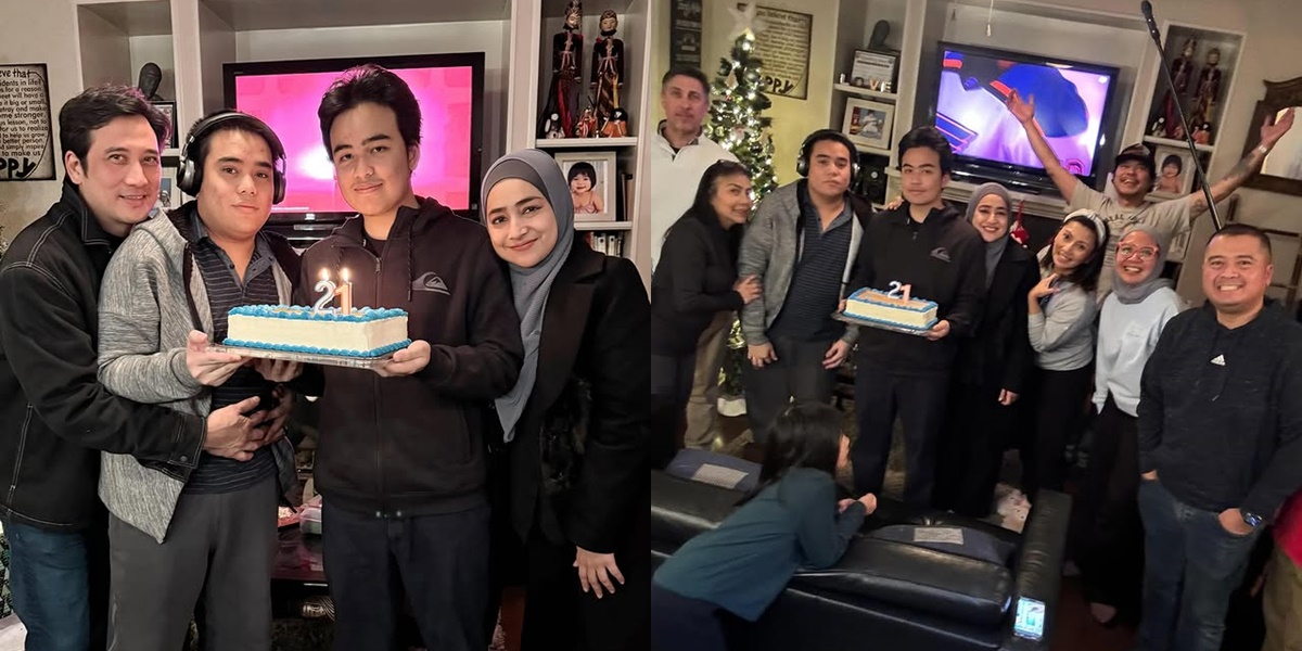 Portrait of the Birthday Celebration of Twin Children Tengku Firmansyah and Cindy Fatikasari in Canada, Festive Together with Friends from Indonesia