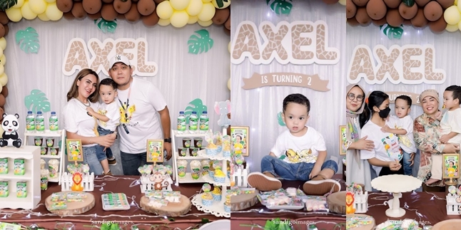 Portrait of Anggita Sari's 2nd Child Birthday Celebration, Attended by Gala Sky - Showing Off a New Partner?