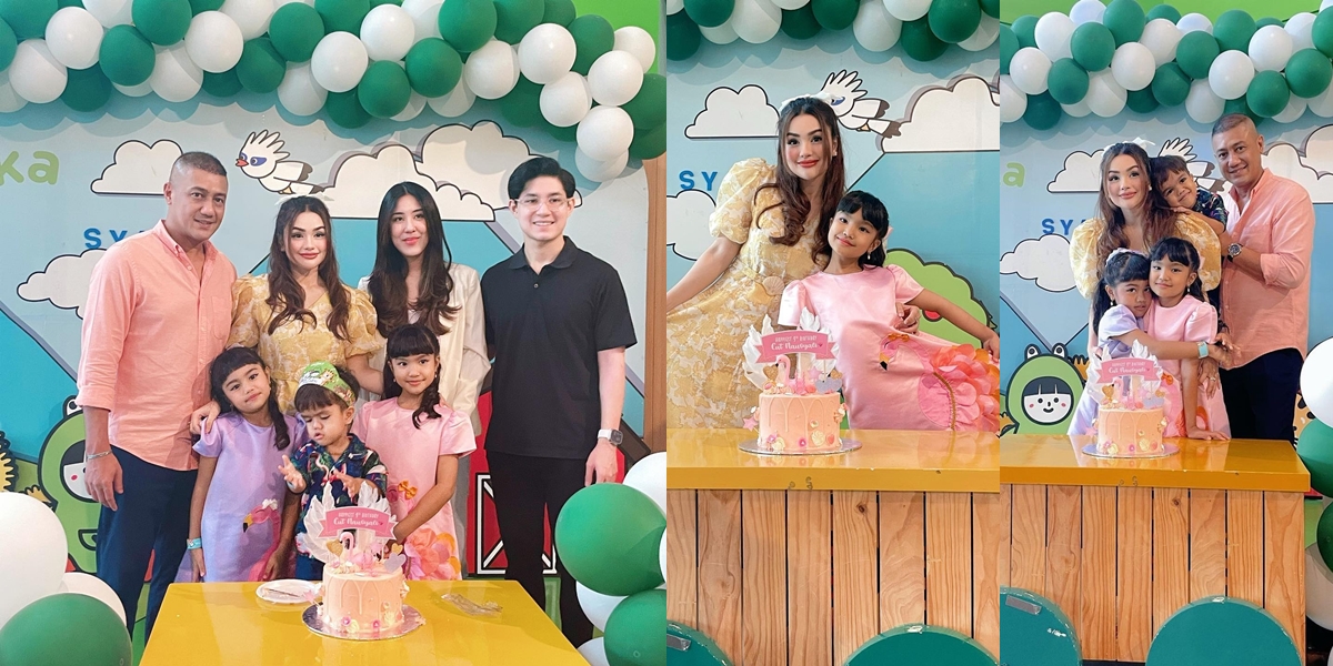 Portrait of Syali's Birthday Celebration, Nurah Syahfirah and Teuku Rafly's Child, Mother's Beauty Steals Attention