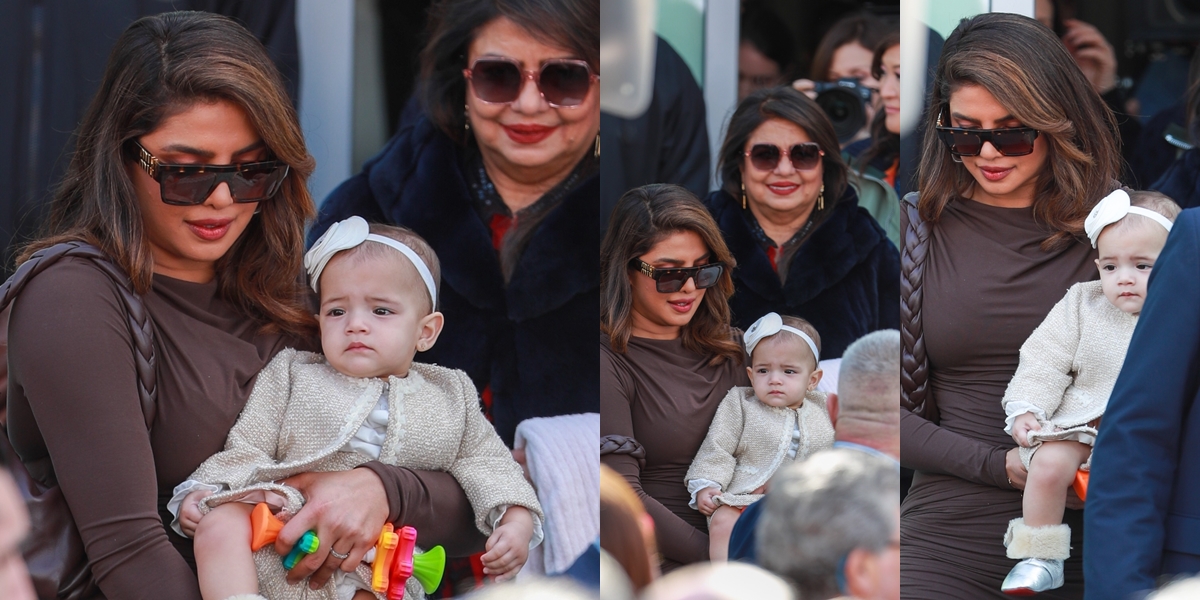 First Portrait of Baby Malti, Priyanka Chopra's Daughter, in Front of the Public, Beautiful Like Nick Jonas