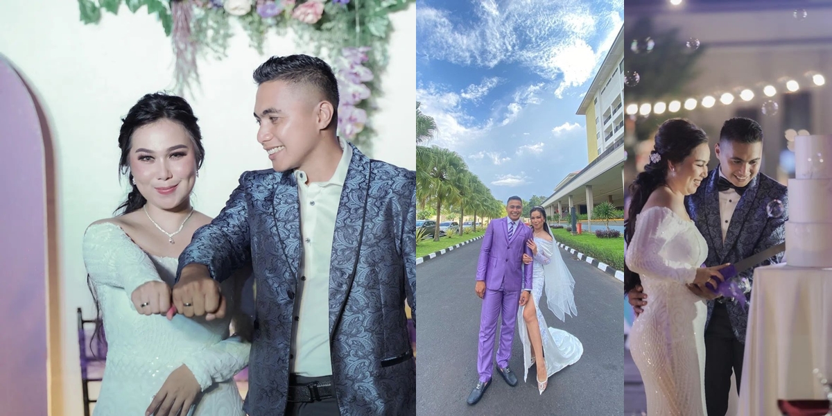 Portrait of Aprilio Manganang and Claudya's Wedding, Grand Celebration at a Luxury Hotel - Full of Laughter and Happiness