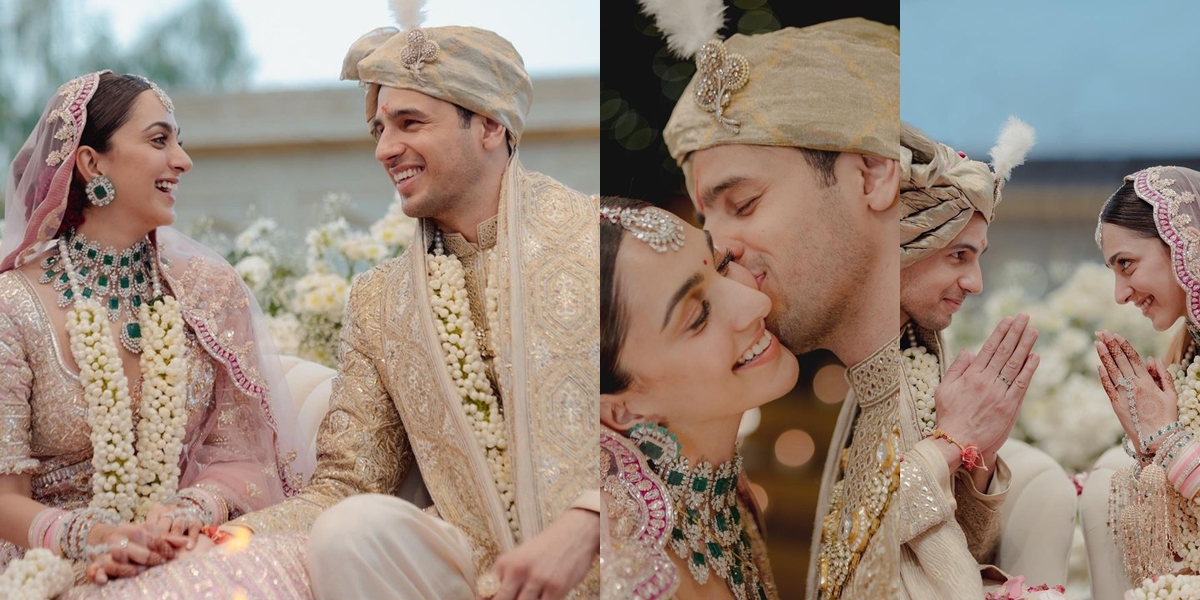 Portrait of Kiara Advani and Sidharth Malhotra's Wedding, Giant Diamond Wedding Ring Becomes the Highlight