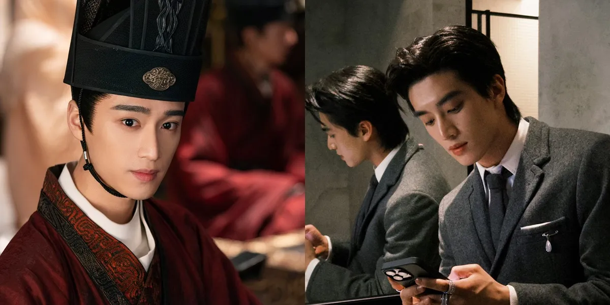 Portrait of Zhang Kangle's Charm in a Suit, Not Annoying Like Chu Zhao