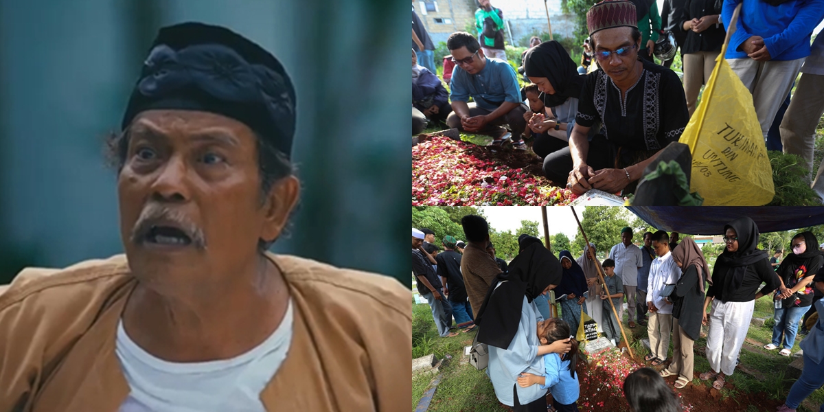 Portrait of the Funeral Process of Otis Pamutih, Mr. RT in 'Husbands are Afraid of Wives', Accompanied by the Weeping of Family Members