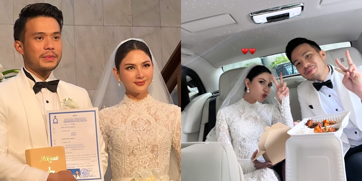 Portrait of Jessica Mila's Touching Wedding Process, The Beautiful Bride is so Stunning That the Groom Can't Look Away