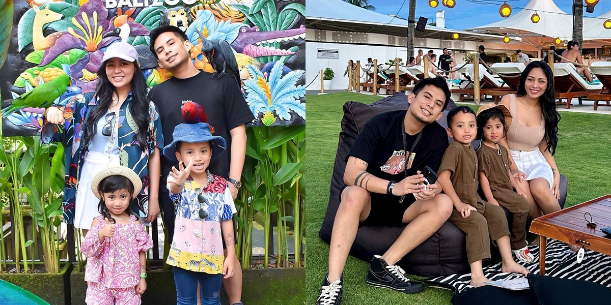 Photos of Rachel Vennya and Okin Enjoying a Vacation Together in Bali with Their Children, Netizens Hope They Reconcile