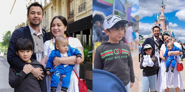 Portrait of Raffi Ahmad and Nagita Slavina Touring Paris, Inviting Children to Disneyland