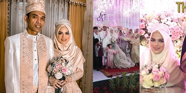 Portrait of the Luxurious Wedding Reception of Ustaz Abdul Somad's Second Marriage, His Wife's Face is Beautiful and Looks Like a Celebrity