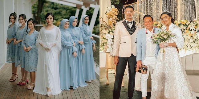 Portrait of Ali Syakieb and Margin Wieheerm's Wedding Reception, Harmonious Couple & Gown Fit for a Queen