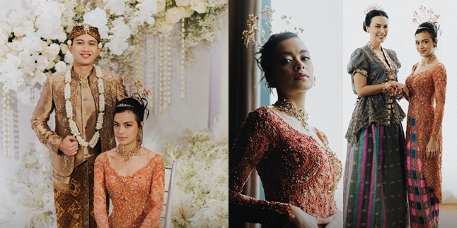 Portrait of Eva Celia's Wedding Reception, Luxurious Elegance Combining Sulawesi and Javanese Customs - Sophia Latjuba Steals Attention