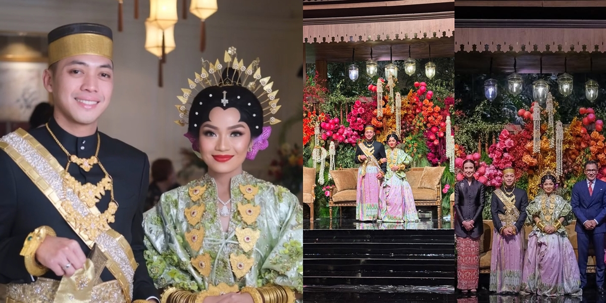 Portrait of the Wedding Reception of Rasyid Rajasa and Tamara Kalla, Luxurious with Bugis Customs - Attended by Many Politicians