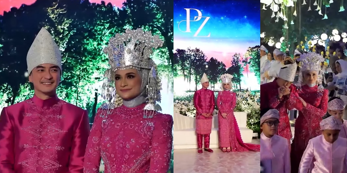 Portrait of Zumi Zola and Putri Zulhas's Reception, Luxurious with Jambi Customs - Attended by Prabowo to Jokowi