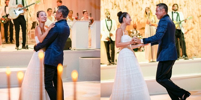 Romantic Portraits of Julie Estelle and David Tjiptobiantoro's First Dance at Their Wedding, Full of Laughter and Happiness