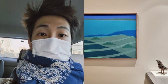 Portrait of RM BTS's Very Fresh House, Many Paintings Like a Gallery