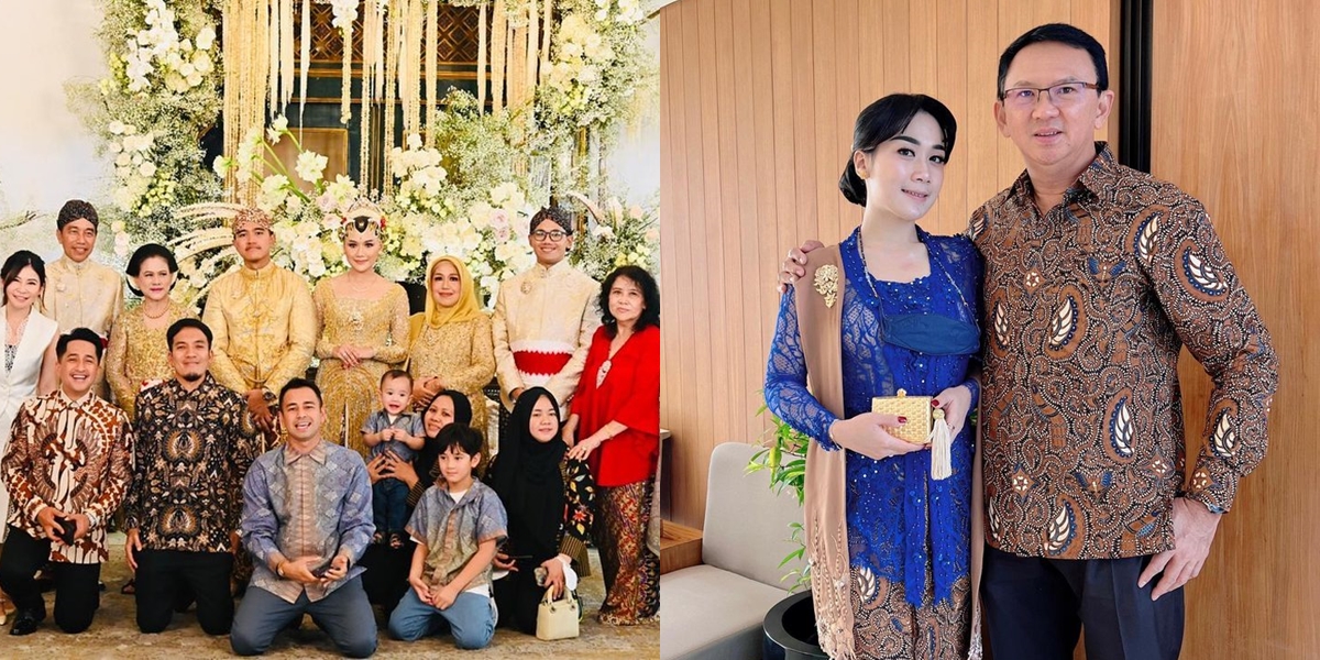 Portrait of a Row of Celebrities Attending the Thanksgiving of Kaesang and Erina Gudono, Including Raffi Ahmad - Nagita Slavina and Ahok