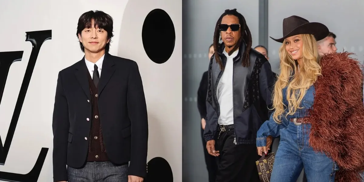 Portrait of World Celebrities at the Louis Vuitton Men’s Spring-Summer 2026 Show
