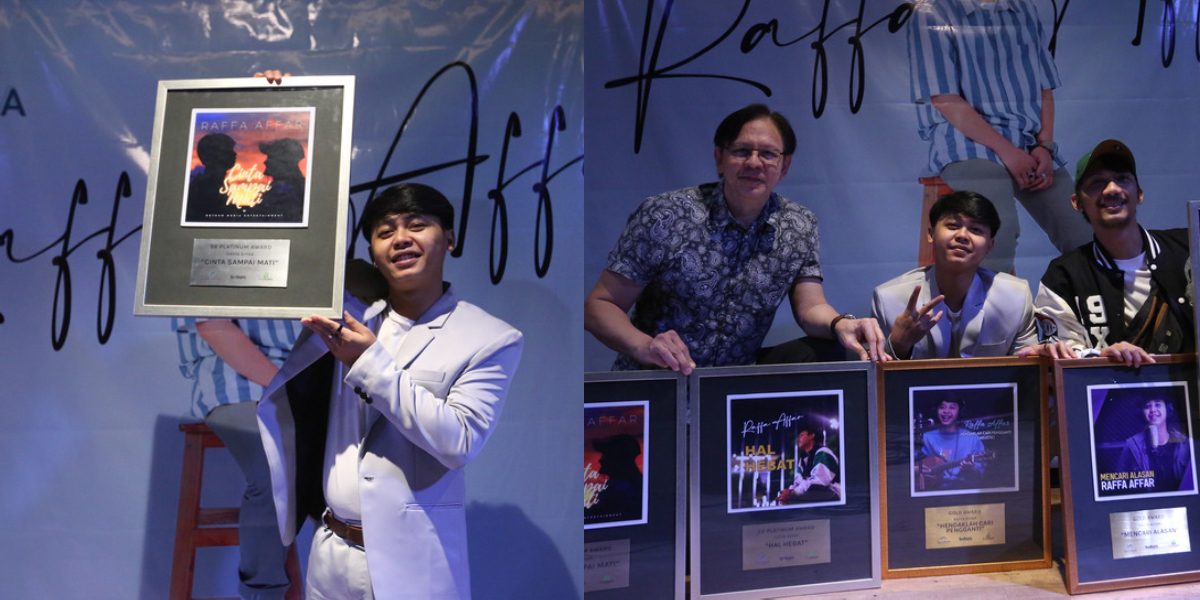 Portrait of Raffa Affar's Happy Smile, Receives Many Awards Thanks to the Song 'Cinta Sampai Mati'