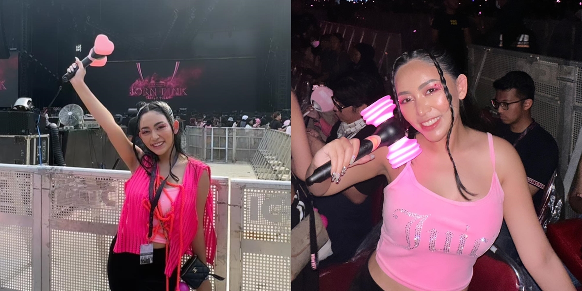 Fun Portrait of Rachel Vennya Watching BLACKPINK Concert, Still Enthusiastic Despite Not Knowing the Lyrics - Criticized by Netizens for Not Wanting to Miss Out