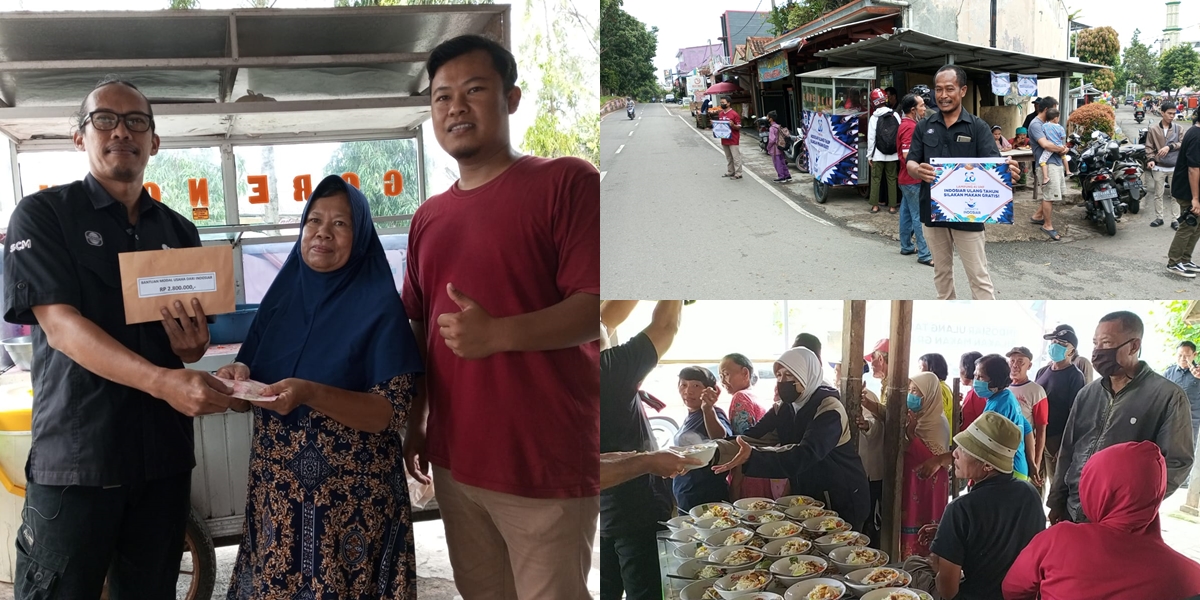 Snapshot of the Exciting DITRAKTIR INDOSIAR Event Held Live in 3 Cities: Kediri, Lampung & Tegal, Enjoy Free Meals with the Community