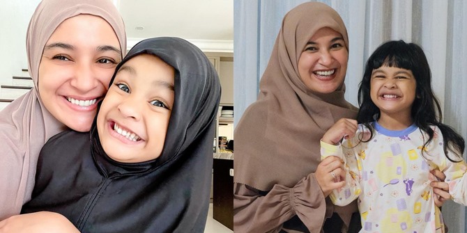 Portrait of Shireen Sungkar and Hawwa the Princess, Very Similar Like Photocopy