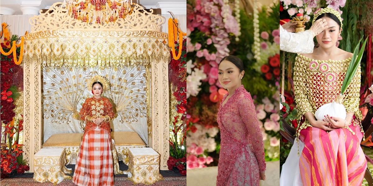 Portrait of the Siraman and Mapacci of Tamara Kalla Ahead of Her Wedding to Rasyid Rajasa, Grand and Luxurious