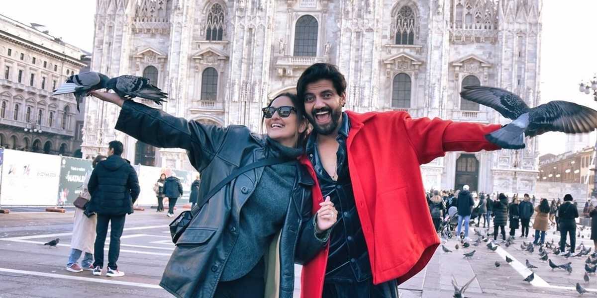 Portrait of Sonakshi Sinha Enjoying a Romantic Vacation with Her Husband in Italy, Touring Milan - Feels Like a Honeymoon Forever