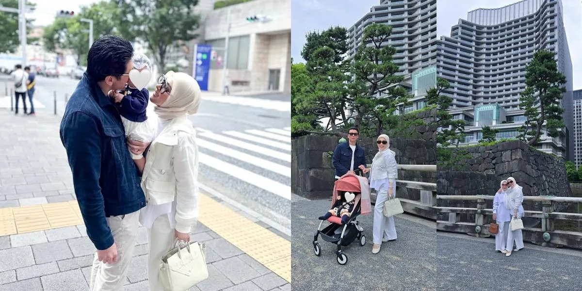 Portrait of Syahrini and Reino Barack Celebrating Eid al-Adha in Japan, Revealing Baby R's Habits - Mother Joins from Bogor