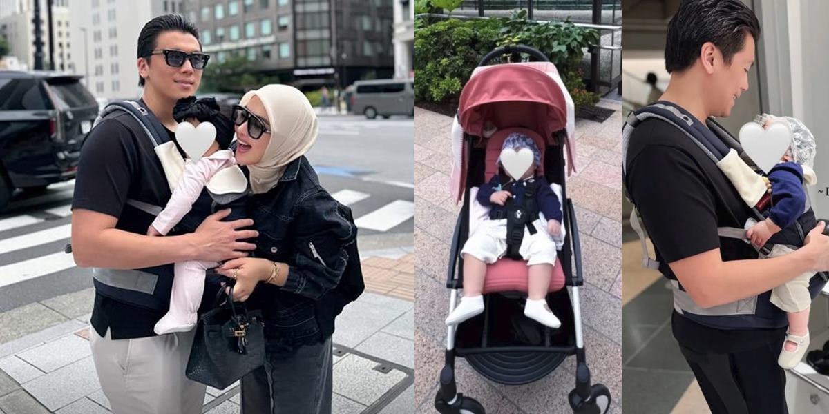 Syahrini's Portrait Continues Vacation in Japan, Accidentally Reveals the Beautiful Name of Baby R