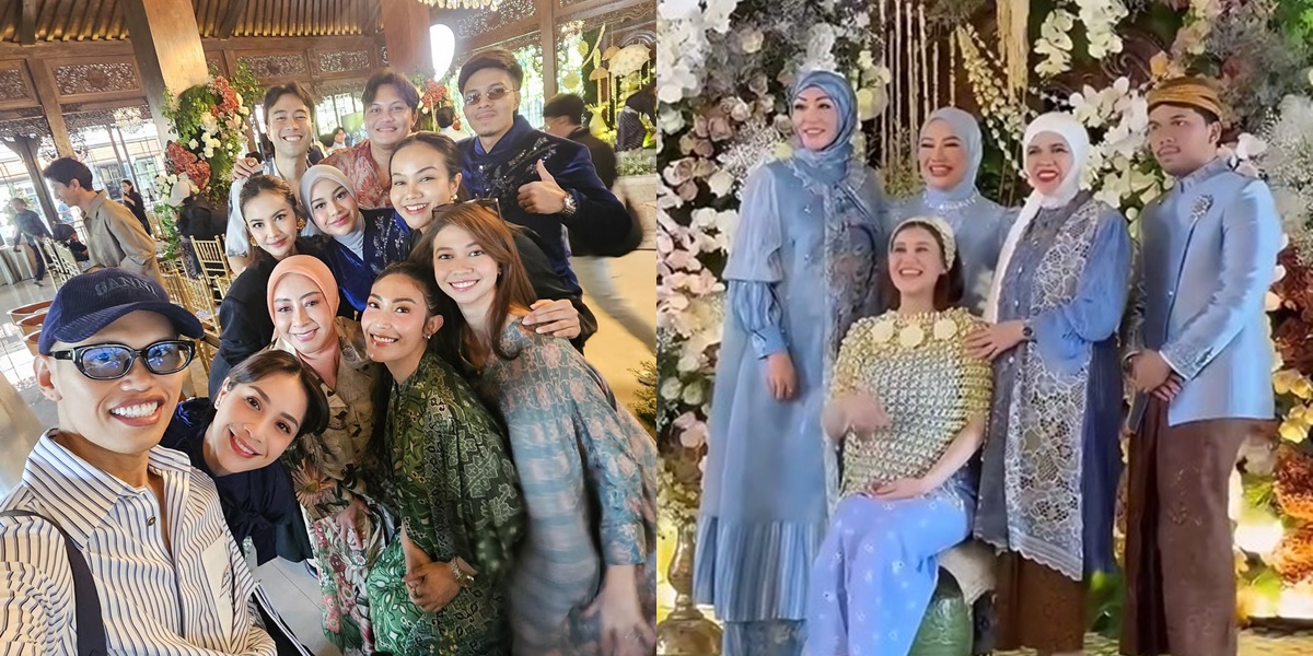 Portrait of Celebrity Guests at Aaliyah Massaid's 7-Month Celebration, from Nagita Slavina to Vidi Aldiano