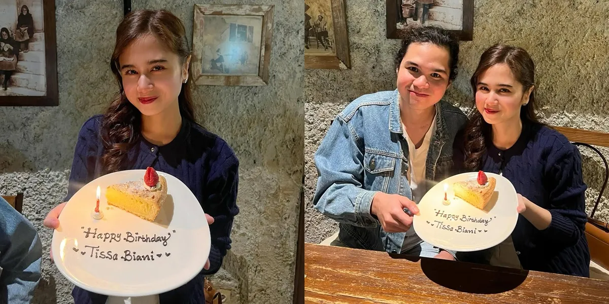 Portrait of Tissa Biani on Her 23rd Birthday, Surprised with a Romantic Gesture from Dul Jaelani