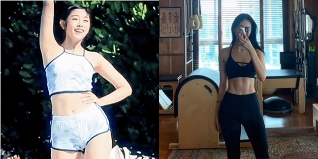 Portrait of Jisoo Lovelyz's Transformation Flooded with Praise, Showing off Well-Defined Abs from Diligent Pilates