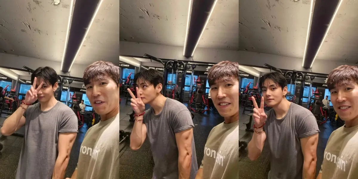 Portrait of BTS's V Transformation Who is Diligently Going to the Gym, His Huge Arms Are Eye-Catching